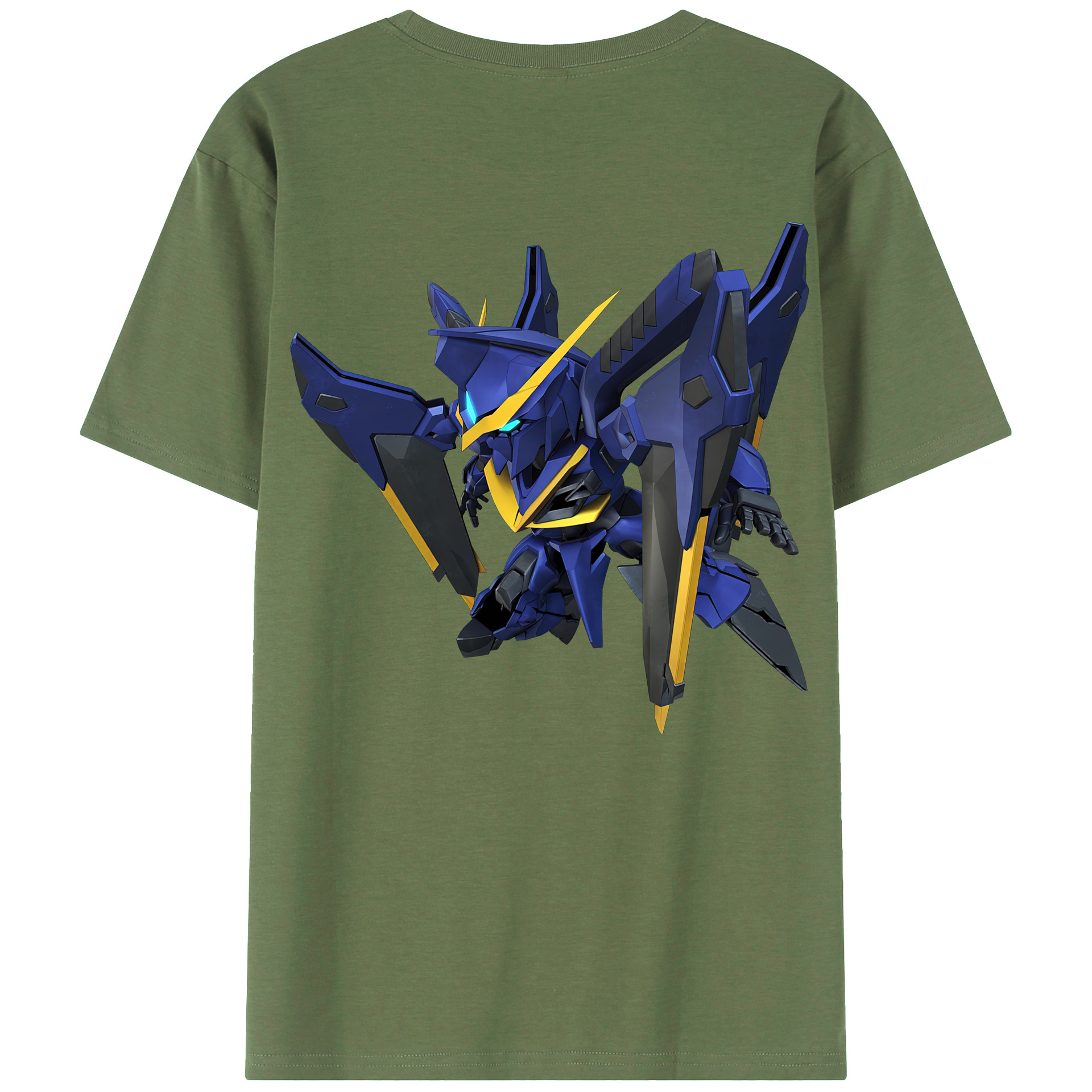 （画像用） 機動戦士ガンダム Mobile Suit Gundam 綿100％ メンズ半袖Tシャツ（バックプリント） 通気性